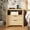 Natural Oak,Rattan Surface Drawer, variant on Satifur Modern Fluted Nightstand Set of 2 with Charging Station & 2 Storage Drawer for Bedroom,Light Oak Grain