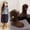 Brown, variant on Girls Mid Calf Martin Boots Tassel Fleece Lined Warm Thick Sole Retro Suede Fall Winter Fashion Tall Boots for Little & Big Kids Khaki 2.5 M(37)