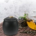 thumbnail image 7 of COMPUKAS Airtight Black Ceramic Tea Canister for Loose Leaf Tea Storage Sealed 4.5 Inch Elegant Design, 7 of 7