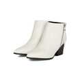 thumbnail image 5 of Women Pointy Toe Zipper Chunky Stacked Heeled Ankle Booties 19134, 5 of 6
