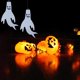 thumbnail image 3 of Halloween al aire libre colgante fantasma Windsocks banderas interior colgante banderas para frente 46cm-B kusrkot Bandera de manga de viento de Halloween, 3 of 8