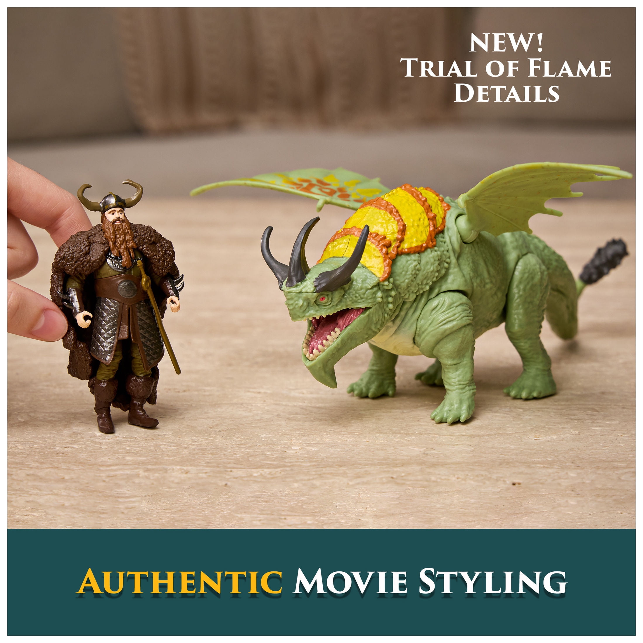 【wing_hub】3点まとめ売　トルネタグ　トランプ　ミニデーモン Dreamworks Dragons, How to Train Your Dragon, Rumblehorn & Stoick