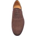 thumbnail image 3 of PAIR OF KINGS THE DEUCE CLASSIC MEN'S SUEDE BROWN PLAIN TOE DRESS OXFORD SHOES (Brown Suede, 11.5), 3 of 4