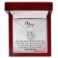 thumbnail image 1 of To Mom Remember Message Mort Ne Change Rien pour Toujours Collier avec Carte Message, 1 of 8