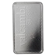 1 oz Platinum Valcambi Bar with Assay Card