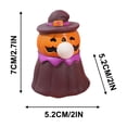 thumbnail image 3 of Muñeco antiestrés Fiudx para presionar y soltar con forma de calabaza de Halloween, 3 of 4