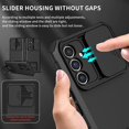 thumbnail image 4 of For Samsung Galaxy A14 A34 A54 5G Case Armor Kickstand Slider Camera Protector Case for Samsung A24 4G A25 A15 A04 A05 S Cover, 4 of 5