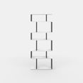 thumbnail image 5 of Ada Home Decor Bates Multiple Tier Open Shelf Cube Bookcase, Anthracite/White, 5 of 7