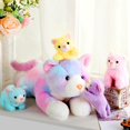 thumbnail image 4 of Peluche Skylety Cat con bebés dentro de una gata embarazada, 4 of 6