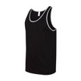 thumbnail image 1 of Unisex Jersey Tank - Black/Athletic Heather - Small, 1 of 1