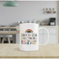 thumbnail image 2 of People Will Forget What You Said Maya Angelou Quote Rainbow Ceramic Mug-11oz Coffee Milk Tea Mug Cup with Handle,Inspirational and Motivational Gifts, 2 of 5