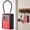 1 Pack Red, variant on DUOYOU Grey Key Lock Box for Outdoors Portable Combination Lockbox for Keys with 4 Digit Code for Door Handle House Rental