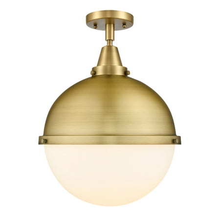 

Innovations Lighting 447-1C-18-13 Hampden Semi-Flush Hampden 13 Wide Semi-Flush Globe