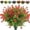 🔥 B_Base#719, variant on Artificial Flowers Outdoor Fake Plants No Fade 7 Branches Faux Plastic for Garden Patio Home Decor Spring Summer