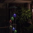 thumbnail image 4 of MesaSe Outdoor Solar Led Wind Chime Lights Pet Pawprint Pets Keepsake Waterproof Color Changing Wind Chime, 4 of 9