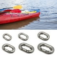 thumbnail image 2 of BELOWSYALER 1Piece Marine Grade C Link Split Connectings Ship Anchors Chain Link, 316 Steels Chain Link Connector, 2 of 8