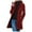 Z-212Red, variant on FAOWME Women's Vintage Coat With Pockets Long Sleeve Turndown Collar Solid Color Mid Length Slim Comfortable Elegant Jacket For Autumn Winter Daily Wear,Blue,M