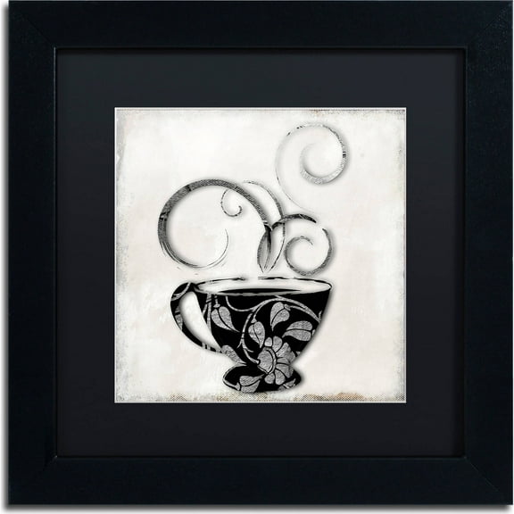 Trademark Fine Art "Silver Brewed 1" Canvas Art by Color Bakery, Black Matte, Black Frame