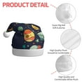 thumbnail image 6 of Cauagu Space for Adult Christmas Hat,1-Pack Xmas Holiday Hat Santa Hat for Women & Men Festive Headwear Accessories Fit for Christmas/New Year/Party, 6 of 6