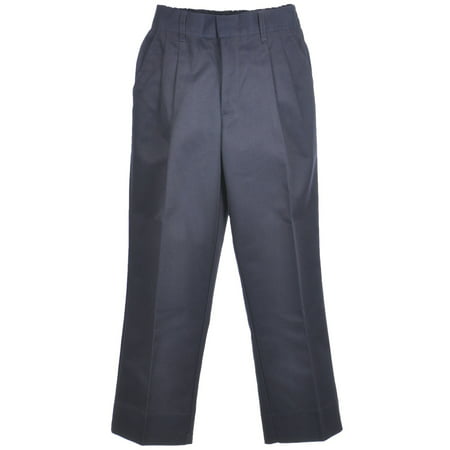 Big Boys' Pleated Pants with Elastic Waist (Sizes 8 - 20) - Walmart.com