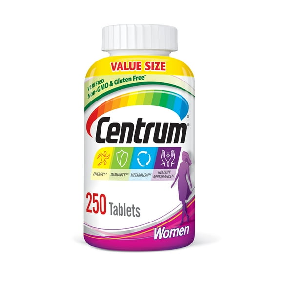 Multivitamínico Supplement Centrum para mujeres 250 comprimidos