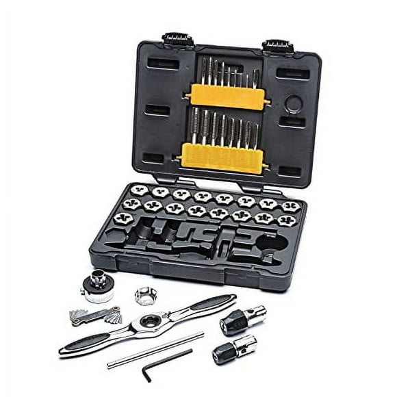 GEARWRENCH 42 Piece Ratcheting Tap & Die Set, Metric - 3886