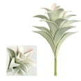 thumbnail image 2 of Flmtop Mini Artificial Succulent Plant Bonsai Fake Pineapple Leaf Balcony Desktop Decor, 2 of 7