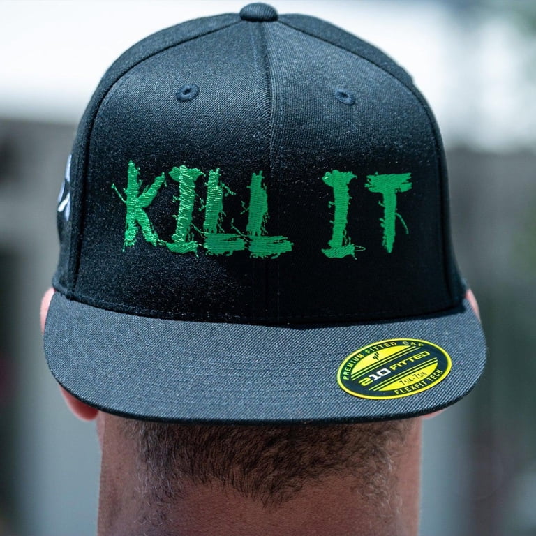 5% Nutrition Rich Piana Love It Kill It Black Trucker Hat 