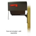 thumbnail image 4 of Titan Aluminum Curbside Mailbox with Newspaper tube and Ashley front single mailbox mounting bracket, 4 of 4