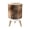 Color 1, variant on Small Trash Can with Lid Wild West Skull Floral Roses Vibrant Colors 1.8 Gallon Dog Proof Trash Can Round Garbage Can Waste Bin Wastebasket for Bathroom Bedroom Living Room