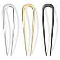 thumbnail image 4 of 3 PCS French Hair Pins for Women, Elegant Hair Pins for Updos, Buns & French Twist, Gold Hair Accessories, 4 of 7