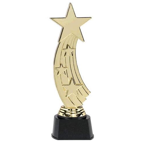 Gold Plastic Shooting Star Award - 9.5" (1 Pc) - Perfect for Celebrating Outstanding Achievements (342331) - Kids Awards, Play Awards