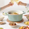 thumbnail image 5 of 20cm/24cm Ceramic Enamel Pot Household Soup Casserole Gas Induction Cooker Non-stick Cast Iron Pot Enamel Cooking Pot, 5 of 5