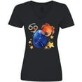 thumbnail image 3 of Inktastic Cancer Crab Constellation Zodiac Sign Illustration Women's V-Neck T-Shirt, 3 of 5