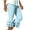 24# Light Blue, variant on Women Y2K Yoga Capri Pants Layered Ruffle Hem Cropped Flare Pants Summer Casual Stretch Slim Fit Bell Bottoms Leggings (Yellow,S)