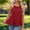 Red, variant on HOMBOM Womens Tank Tops Cotton Linen Spring Sleeveless Pink Ruffle Hem Loose Fit Halter Top for Women
