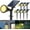 Warm White, variant on Solar Spot Lights Outdoor, 4 Modes/8 Pack Solar Spotlights Waterproof, 180° Adjustable Powered Landscape Lights, Outdoor Solar Lights for Yard Garden Pathway Flag Tree Wall Statue Cool White