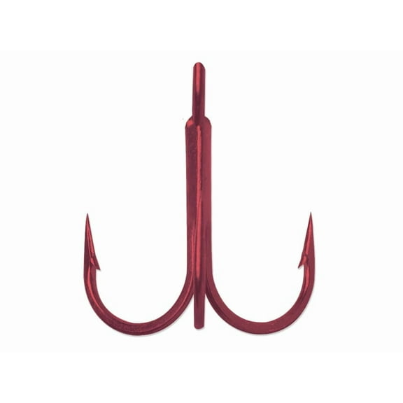 VMC Inline Treble Hook #4 Tin Red 10PK