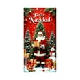 thumbnail image 2 of Taicans ‌Festive Christmas Santa Claus Door Cover - Waterproof & Removable Holiday Decor (35.43in x 70.87in) for Front Door,Fireplace,Tree & Wall - High-Quality Reusable Xmas Decorations‌, 2 of 6