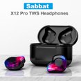 thumbnail image 3 of Auriculares Irfora X12 Pro Wireless BT V5.2 Headphones Half In-ear Auriculares deportivos impermeables Emparejamiento automático con caja de carga de 750 mAh Irfora Auriculares, 3 of 7