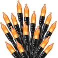 thumbnail image 2 of PYYAN-Orange LED Outdoor Halloween Lights, Halloween Decorations, 39 FT 100 LED Mini Lights with 8 Lighting Modes,Connectable String Light Plug in for Garden Patio Party Haunted House Ghost Holiday D, 2 of 4