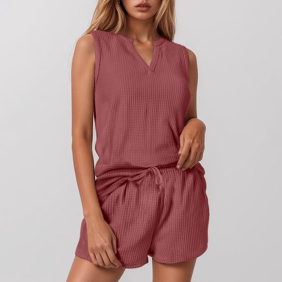 MAIHAN Women Summer Outfits Women Clothing Shirt and Shorts Set Shorts Set 2 Piece Outfit for Casual and Summer Wear