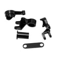 thumbnail image 2 of Metal RC Car Parts, High Strength Aluminum Alloy RC Steering Group Kit Improve Steering Performance  For Remote Control Car Black, 2 of 8