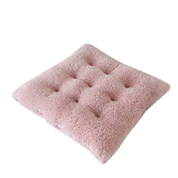 Yhmxh Cojín para silla de color liso con acabado mate, cojín para silla de comedor, cojín para oficina, estudiante y asiento de invierno, resistente a la decoloración.