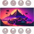 thumbnail image 6 of Race Car XXL Extended Mouse Pad Purple Non-Slip Rubber Desk Pads Large Japanese Gaming Office Stitched Edges Mouse Mat Big Waterproof Desktop Long Mousepad(Size:31.5x11.8in), 6 of 6