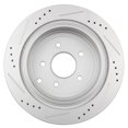 thumbnail image 2 of CCIYU Rotors Drilled Slotted Brake Rotor Disc fit for 2013&nbsp;for Infiniti JX35,2014-2017&nbsp;for Infiniti QX60,2015-2018&nbsp;for Nissan Murano,2013-2017&nbsp;for Nissan Pathfinder, 2 of 5