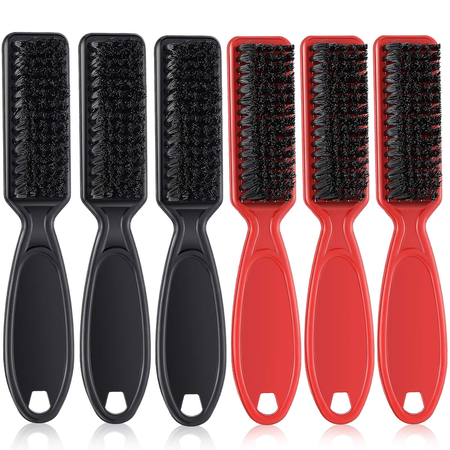 6 Pieces Barber Blade Cleaning Brush Clipper Cleaning Nylon Brush Tool