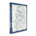 thumbnail image 4 of Stupell Industries Blue Line Abstraction Abstract Painting Gallery Wrapped Canvas Art Print Wall Art, 36 x 48, 4 of 8