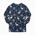 thumbnail image 5 of NOLDARES Boys Pajamas 2 Pieces Pajama Set for Girls Long PJs Sleepwear Christmas Cute for Kids Jmmies Clothes(D006-Navy), 5 of 9