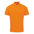 thumbnail image 1 of Premier - Polo Coolchecker de Pique para Hombre (Naranja Neón), 1 of 3